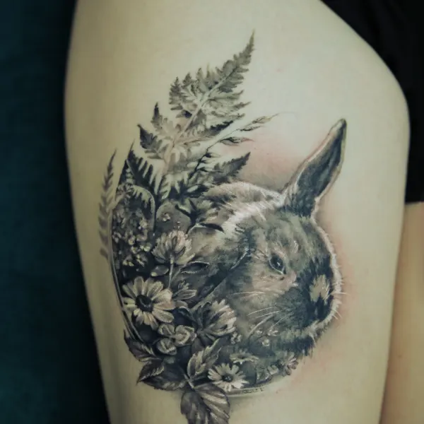 Králíček · black & grey